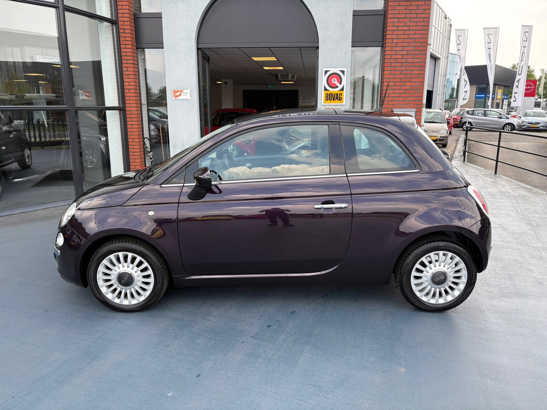 Fiat 500 1.0 TwinAir Lounge AIRCO PANO LMV, Auto's, Fiat, Euro 5, Gebruikt, Overige kleuren, 840 kg