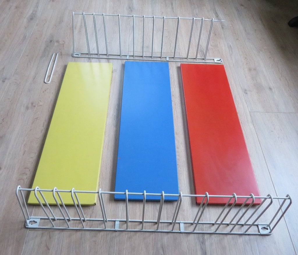 Wand Rek Tomado Jaren 50, 60 Vintage Retro, Huis en Inrichting, Ophalen of Verzenden, Gebruikt
