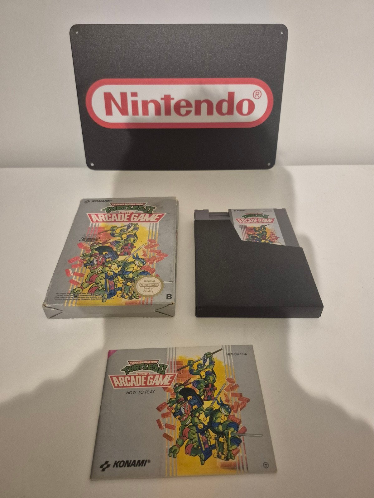 nintendo nes Teenage Mutant Hero Turtles II, Spelcomputers en Games, Games | Nintendo NES, Avontuur en Actie, Gebruikt, Verzenden
