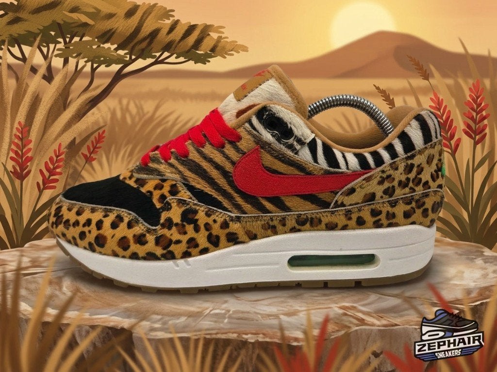 Nike Air Max 1 x Atmos 'Animal Pack' EU44 2017, Kleding | Heren, Schoenen, Colosseum 1, 1213 NL Hilversum, Nederland, Overige kleuren