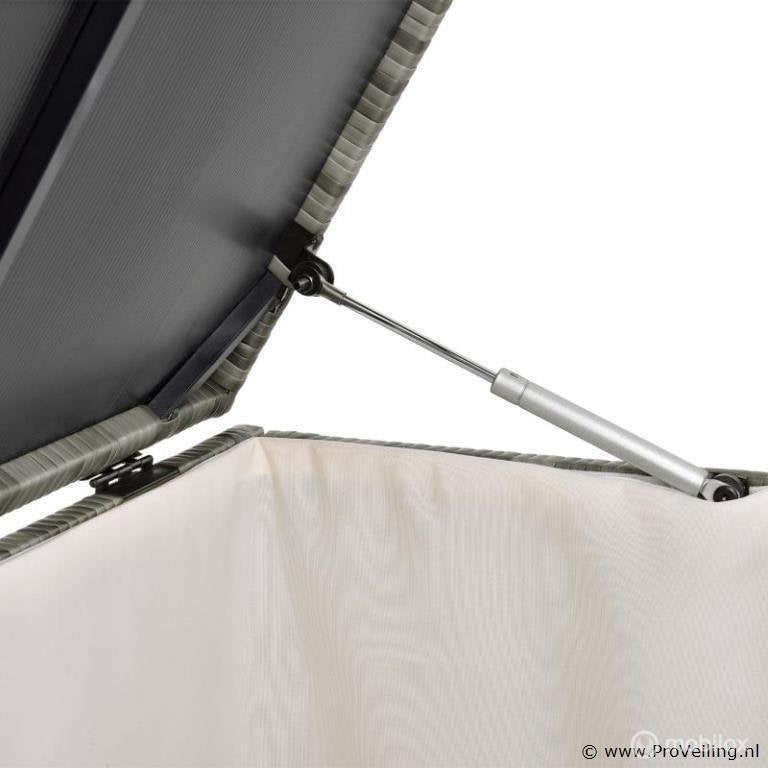 Online Veiling: Polyrotan opbergbox Ikaria 950 Liter, Tuin en Terras, Tuinmeubel-accessoires, Nieuw