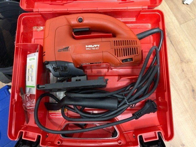 ZEER NETTE HILTI WSJ 750-ET DECOUPEERZAAG INCL 30 ZAAGJES, Ophalen, Decoupeerzaag, 600 tot 1200 watt, Hilti