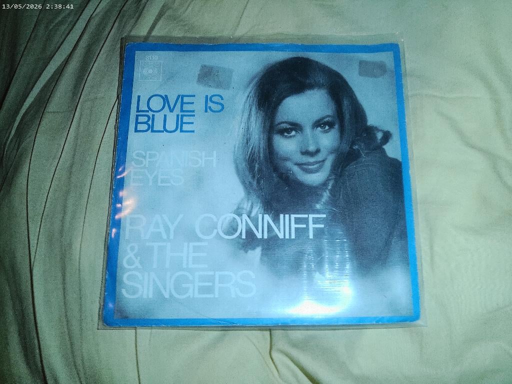 Ray Conniff & the Singers - Love is blue, Gebruikt, Fotohoes, 7 inch, Single