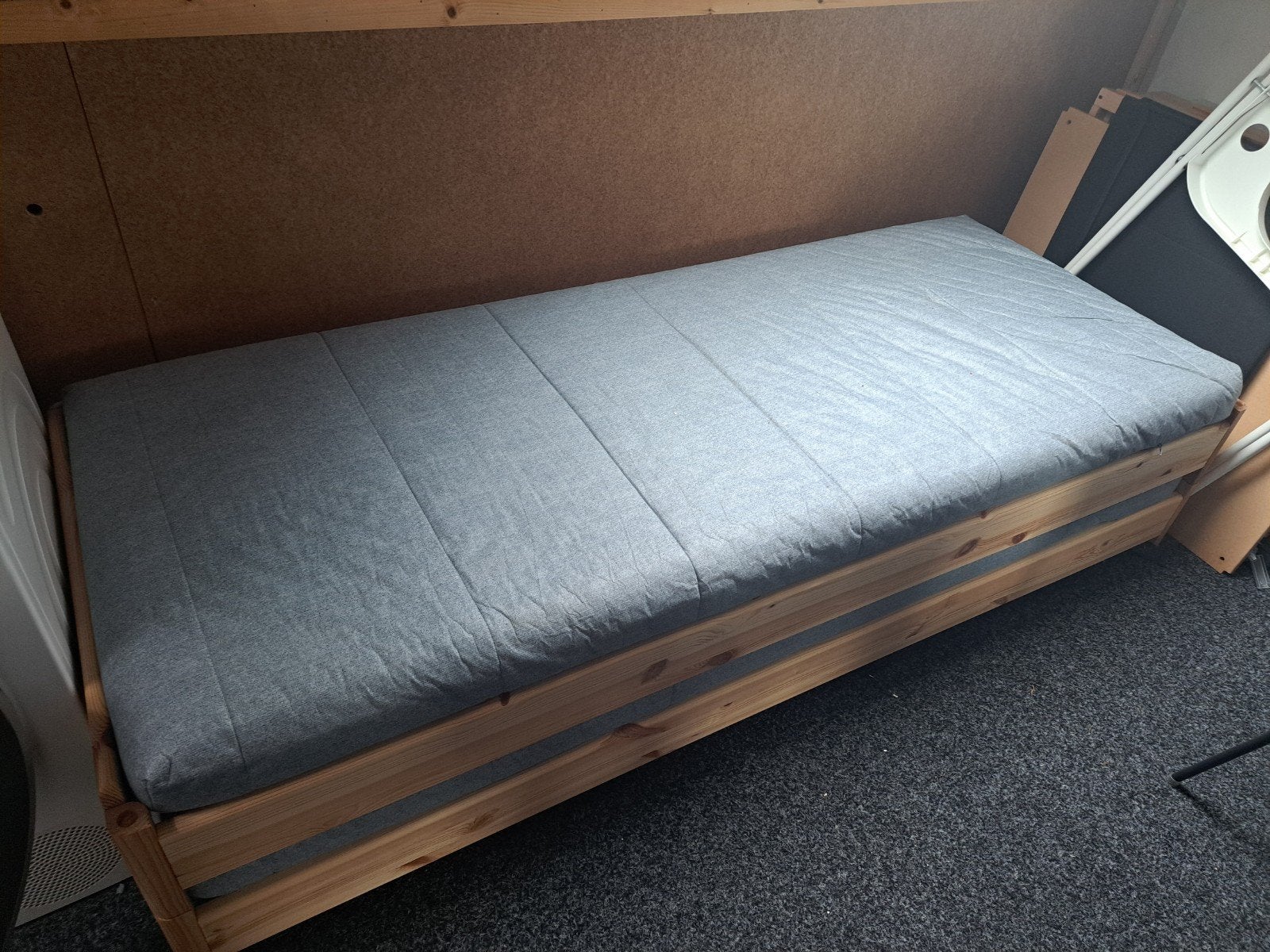 IKEA UTÅKER Stapelbed/Eenpersoonsbed met Matras, Huis en Inrichting, Ophalen, Zo goed als nieuw, 80 cm, 200 cm