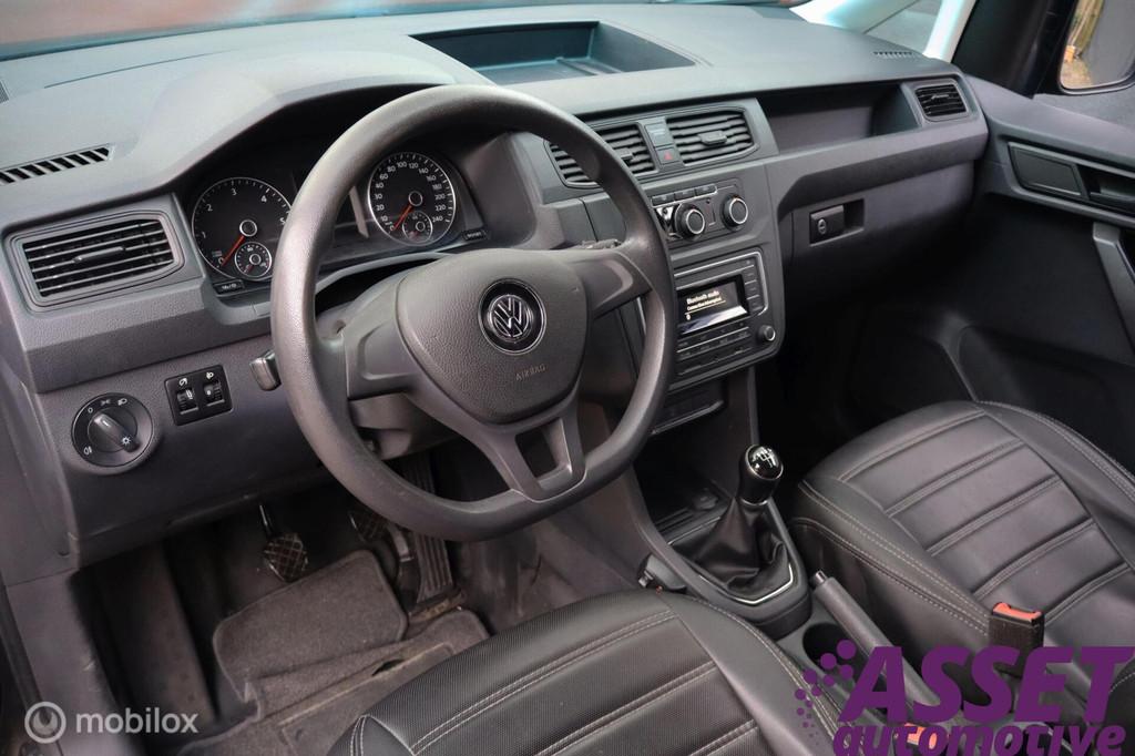 Volkswagen Caddy 2.0 TDI 180pk L1H1 Trendl. airco/schuifdeur, Auto's, Bestelauto's, Gebruikt, 4 cilinders, Volkswagen, Zwart