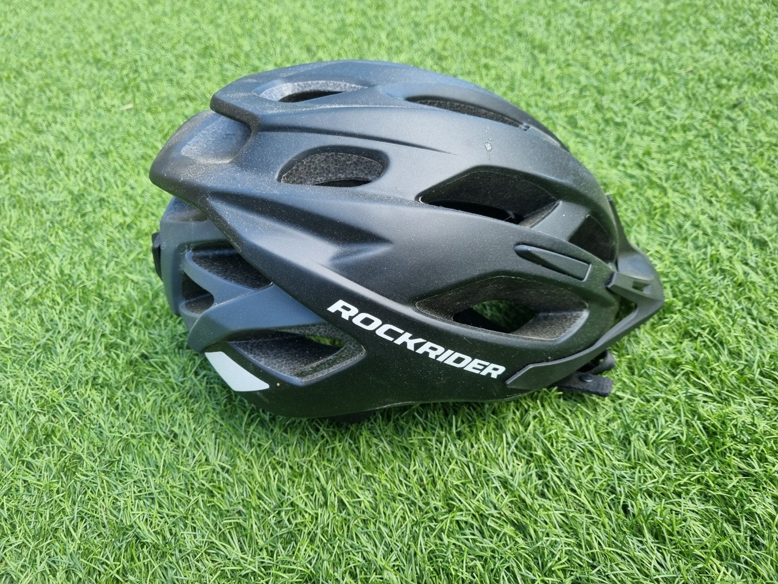 Rockrider Fietshelm Maat L - Zwart, Ophalen, Gebruikt, ROCKRIDER, L