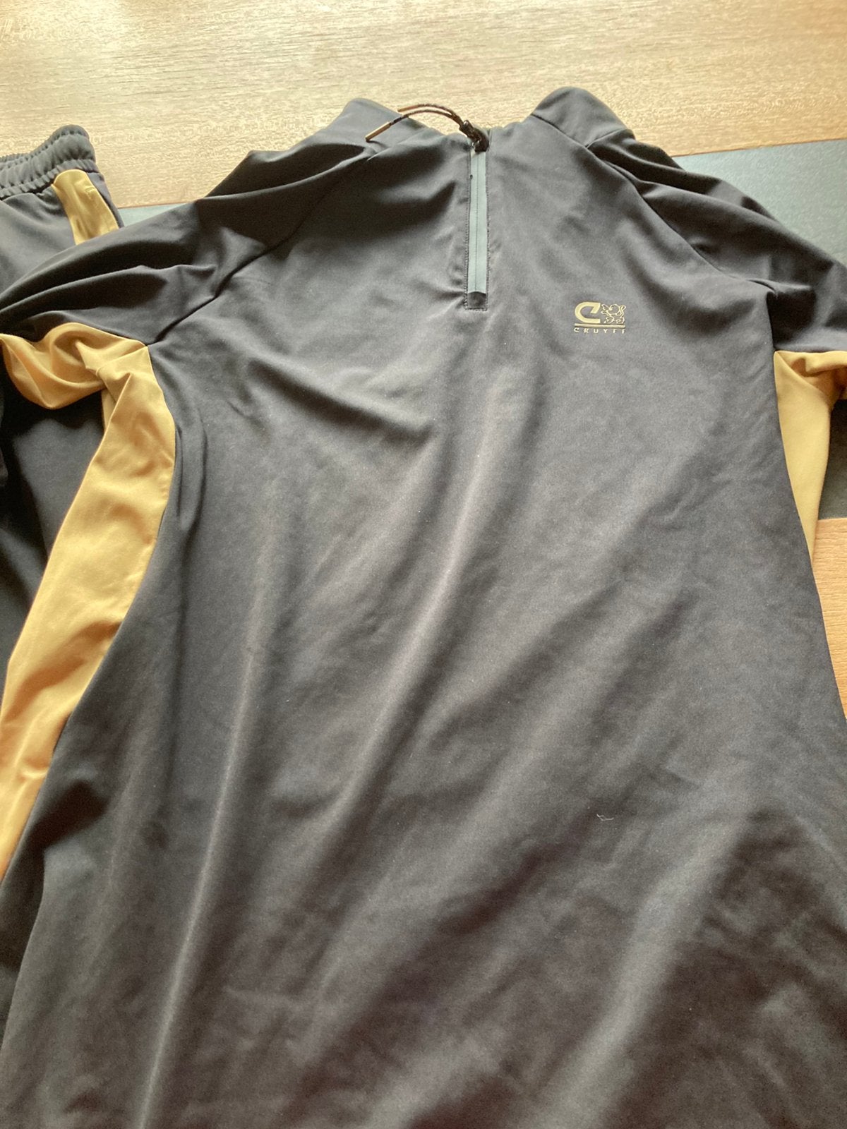 Cruijff pak goud zwart 176, Ophalen of Verzenden, Zo goed als nieuw, Jongen, Overige typen