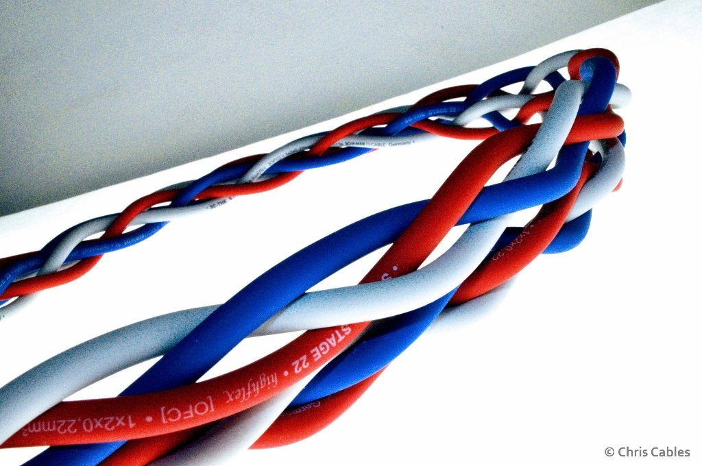 'The Braided One' audiophile XLR kabels van Chris Cables, Verzenden, Nieuw, 3451HB/44, 2 tot 5 meter