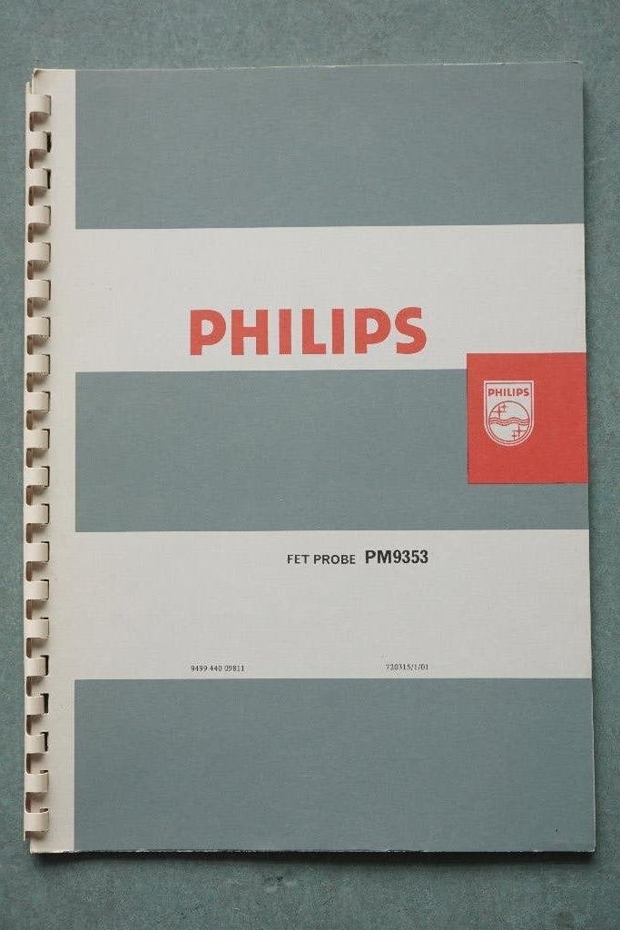 Philips PM9353 manual, Verzenden, Gebruikt, Elektriciteit