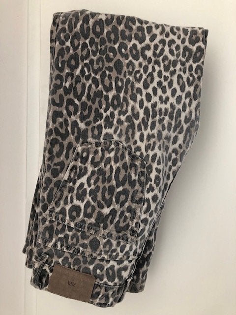 zara animal print - wide leg - jeans, Broek, Meisje, Ophalen of Verzenden, Zo goed als nieuw