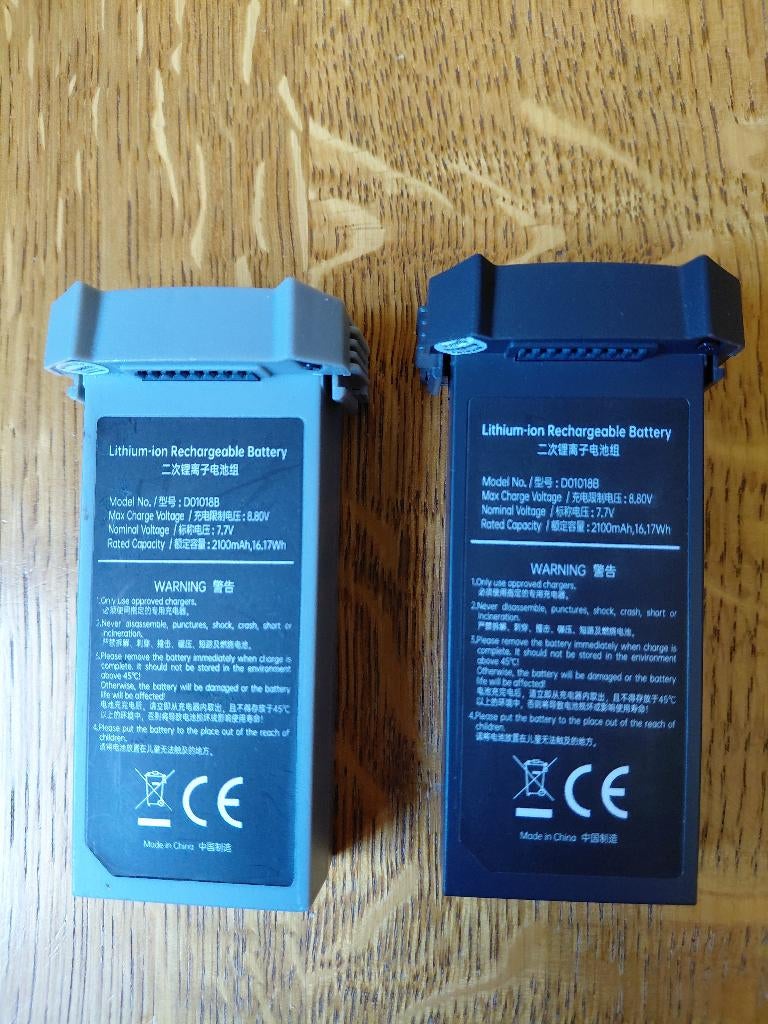Tedroka C-FLY Drone Accu (2 stuks), Ophalen, Zo goed als nieuw