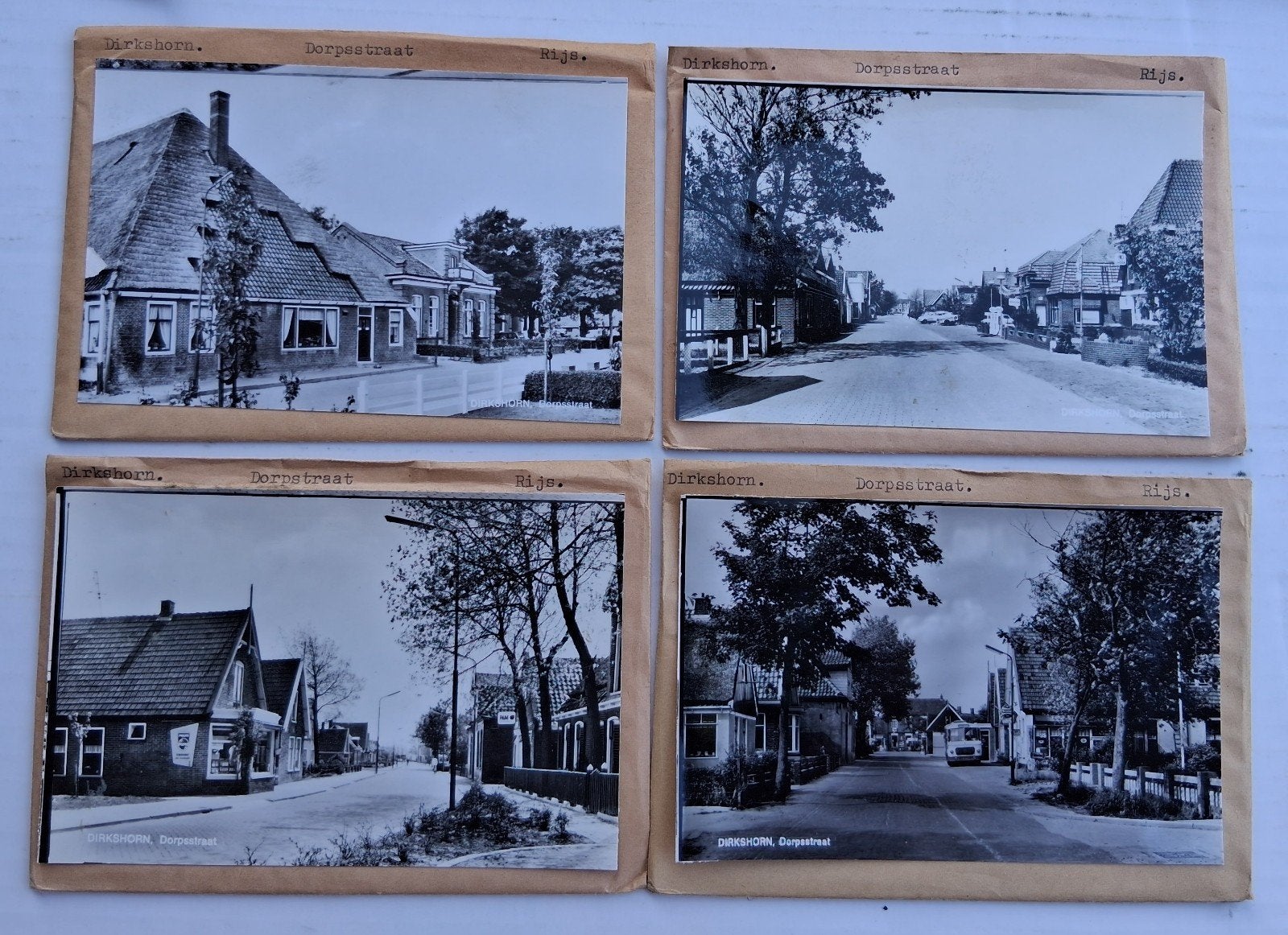 Dirkshorn, 12 x glasplaat JosPe, autobus, sigaarreclame, Ophalen of Verzenden, 1960 tot 1980, Ongelopen, Noord-Holland