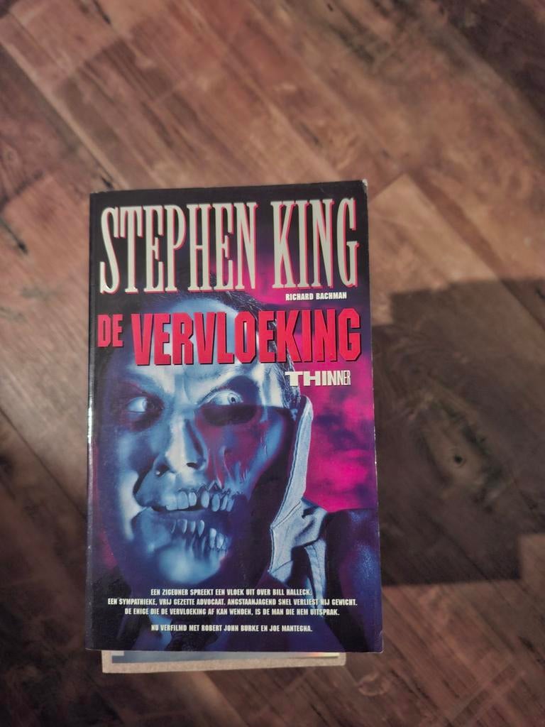 Stephen King - De Vervloeking (Thinner), Ophalen, Gelezen, Stephen King (Richard Bachman), Nederland