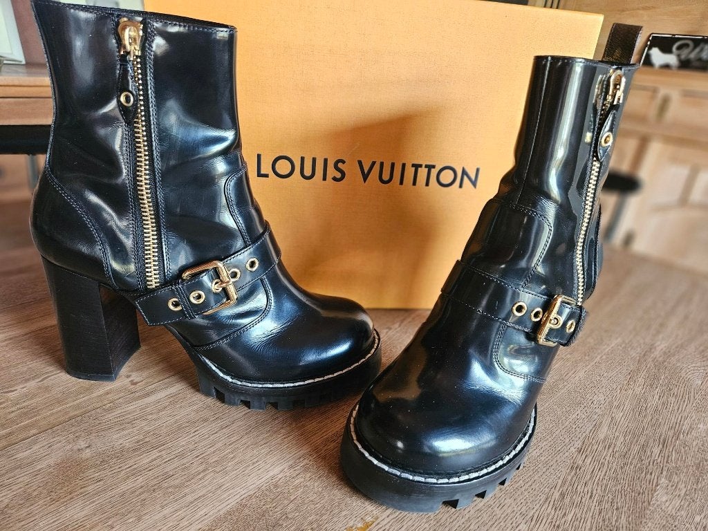 Louis Vuitton Start Trail boots zgan, Ophalen, Zwart, Lage of Enkellaarzen, Louis Vuitton
