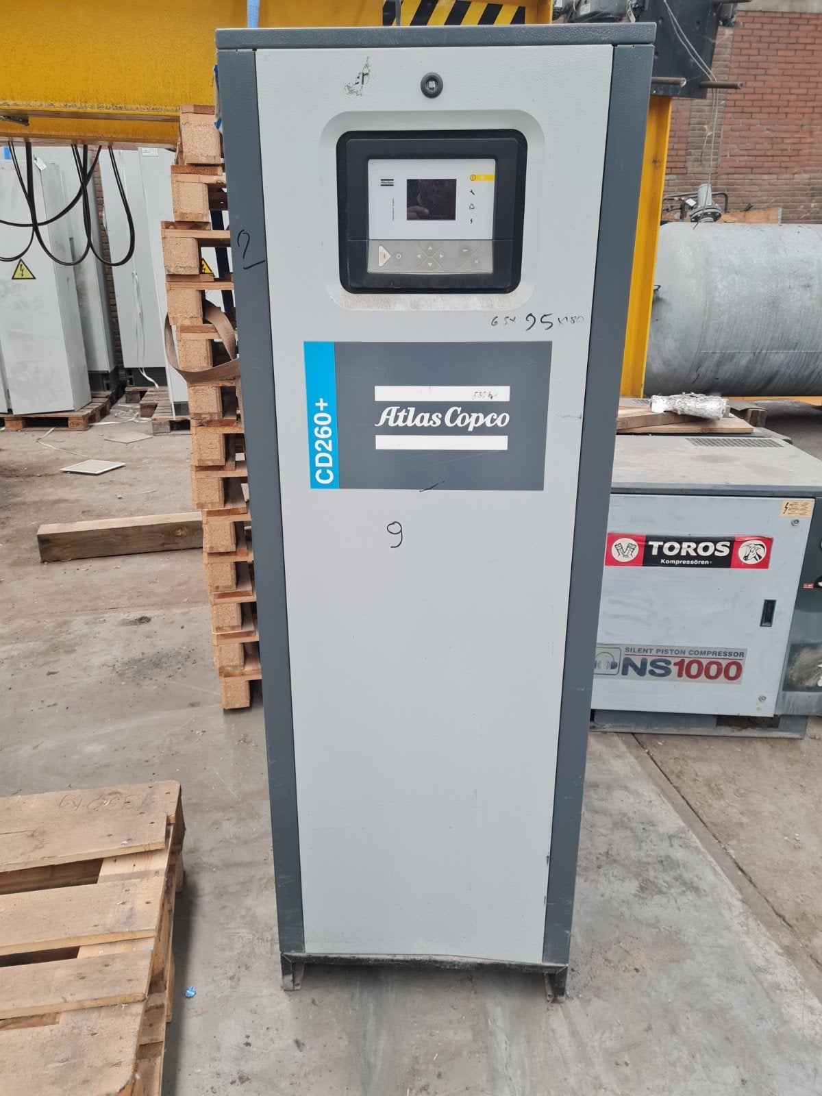 Atlas Copco CD260+ Persluchtdroger, Ophalen