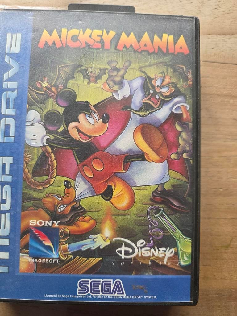 Sega  Mickey mania, Avontuur en Actie, 1 speler, Ophalen of Verzenden, Zo goed als nieuw