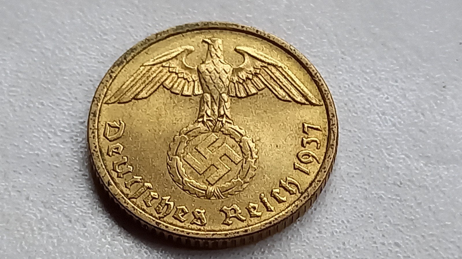 WO2 10 Reichspfennig 1937A nazi duitsland, Ophalen of Verzenden, Duitsland, Losse munt