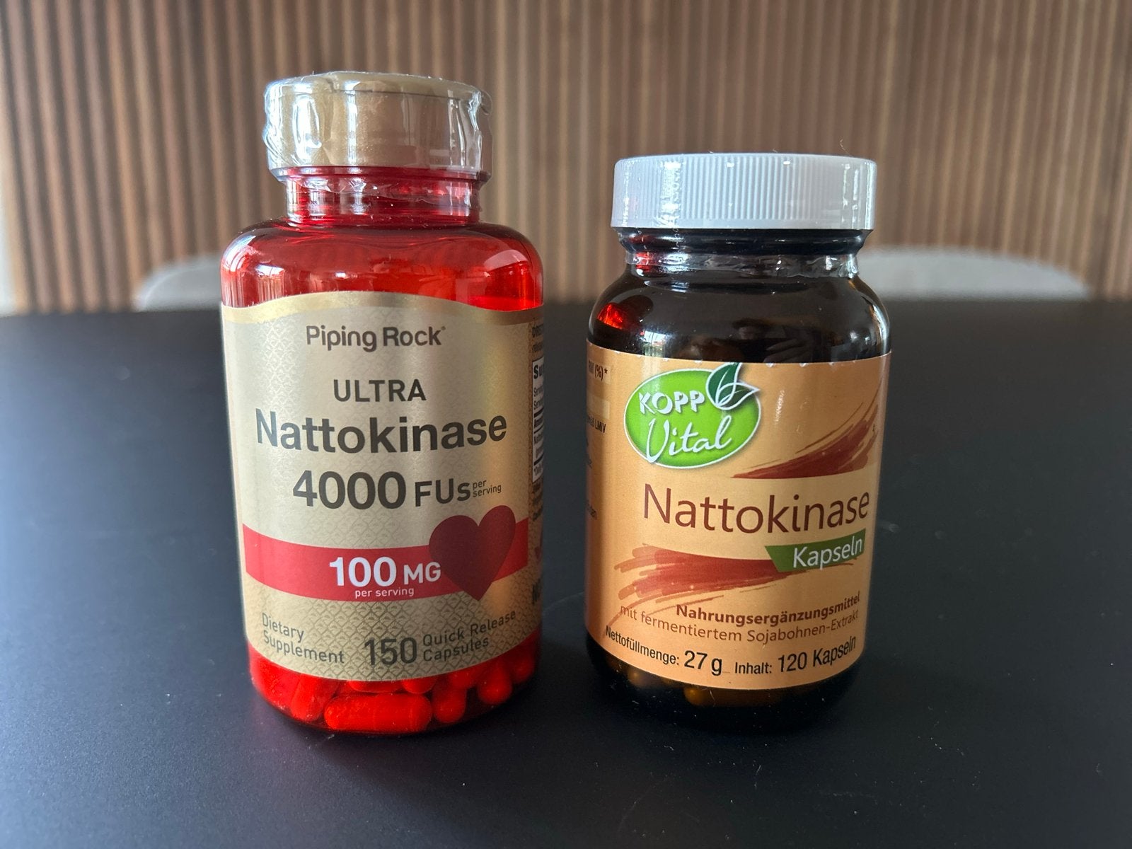Nattokinase supplementen: Piping Rock & KOPP Vital, Ophalen of Verzenden, Nieuw, Poeder of Drank