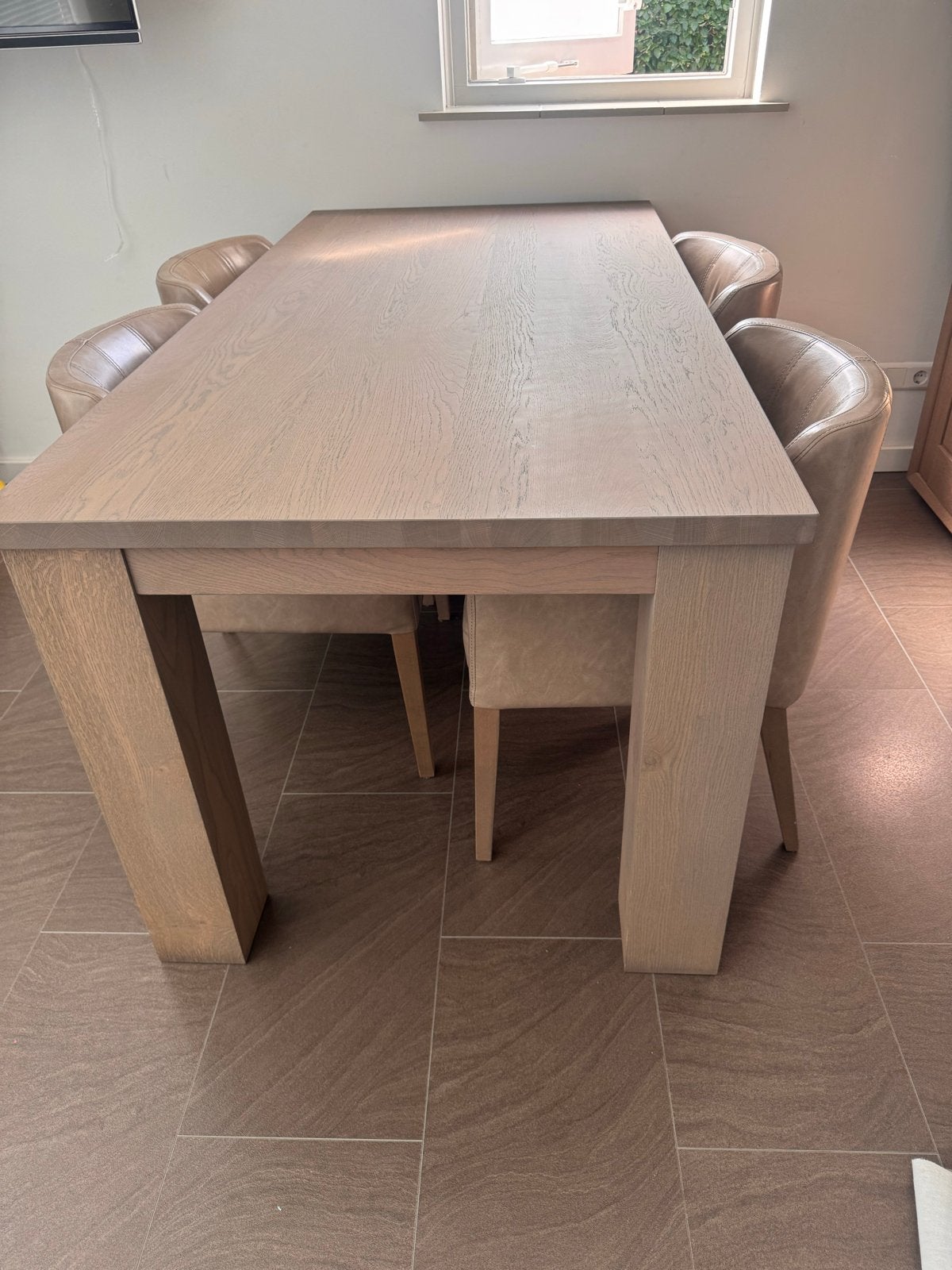 Complete woonkamerset! Tafels, stoelen en kasten, Huis en Inrichting, Tafels | Eettafels, Ophalen, Gebruikt, 100 tot 150 cm, Eikenhout