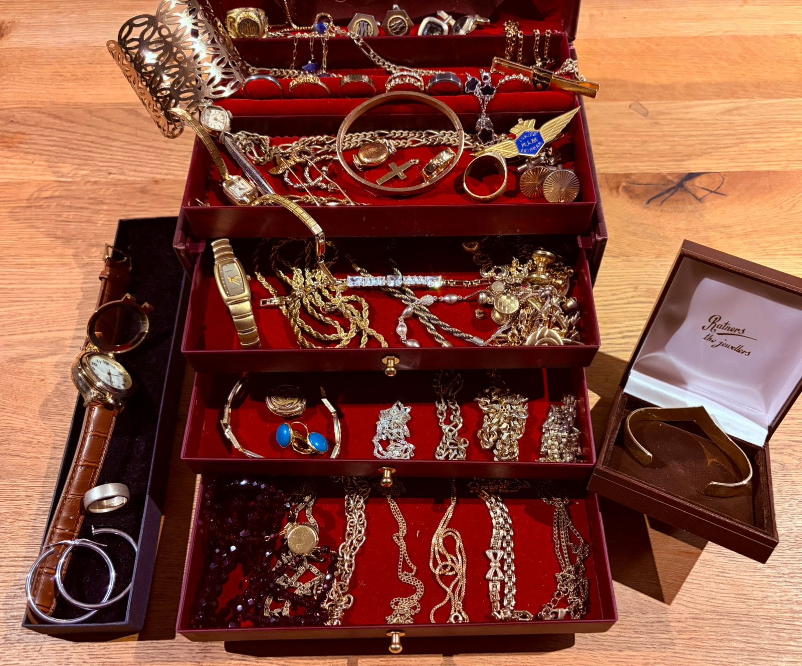 Diverse antieke sieraden, Verzenden, Overige materialen, Ring