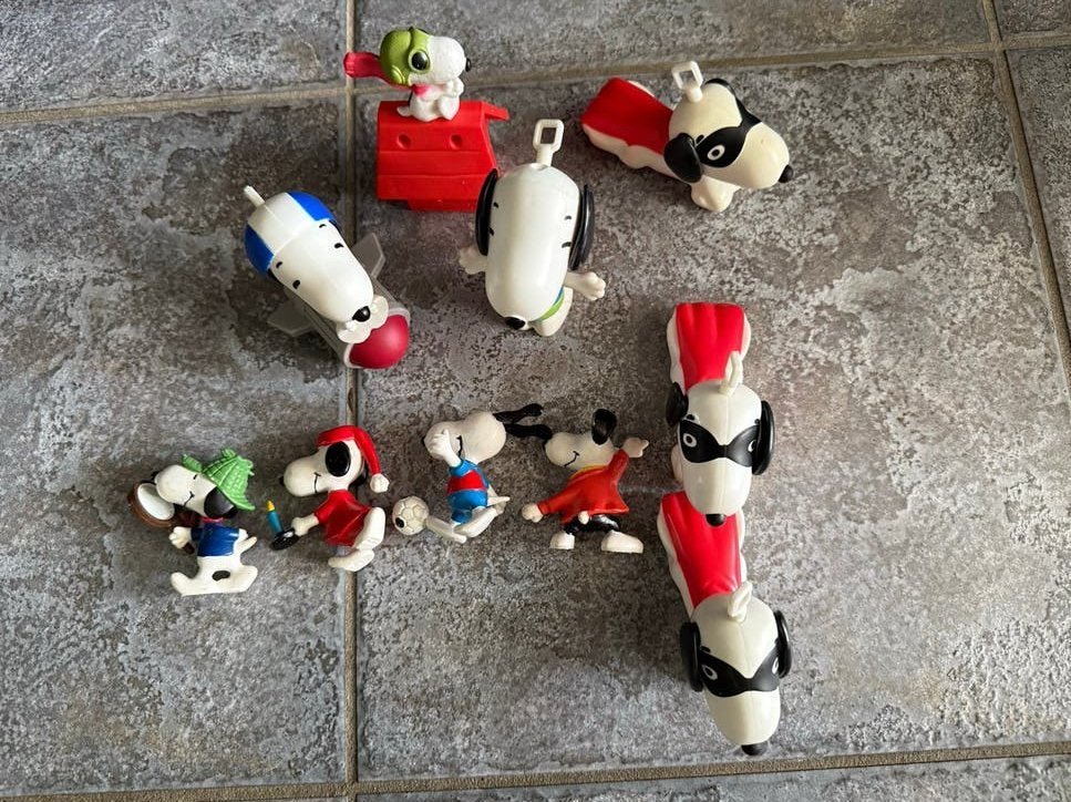 Snoopy en vrienden figuren - McDonald's Happy Meal, Verzenden, Gebruikt, Jongen of Meisje