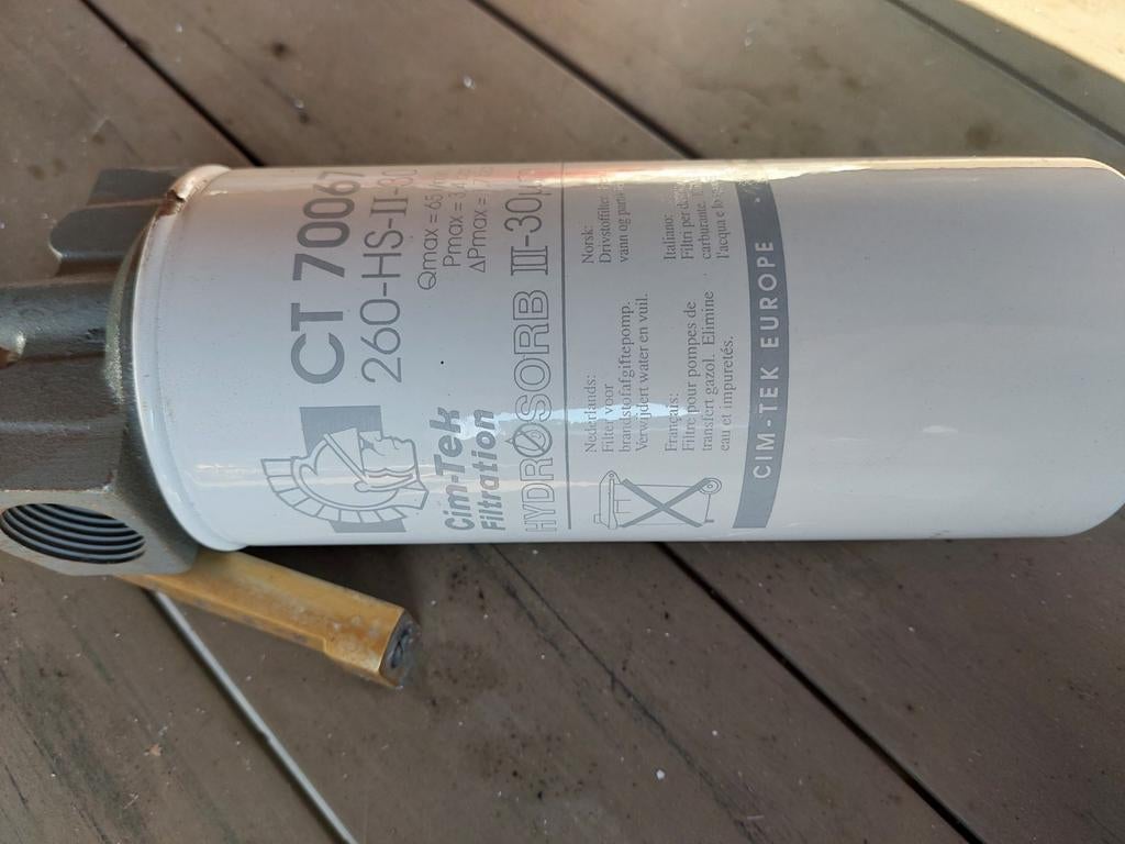 Cim-Tek brandstoffilter CT 70067 260-HS-II-30µm, Ophalen of Verzenden, Nieuw