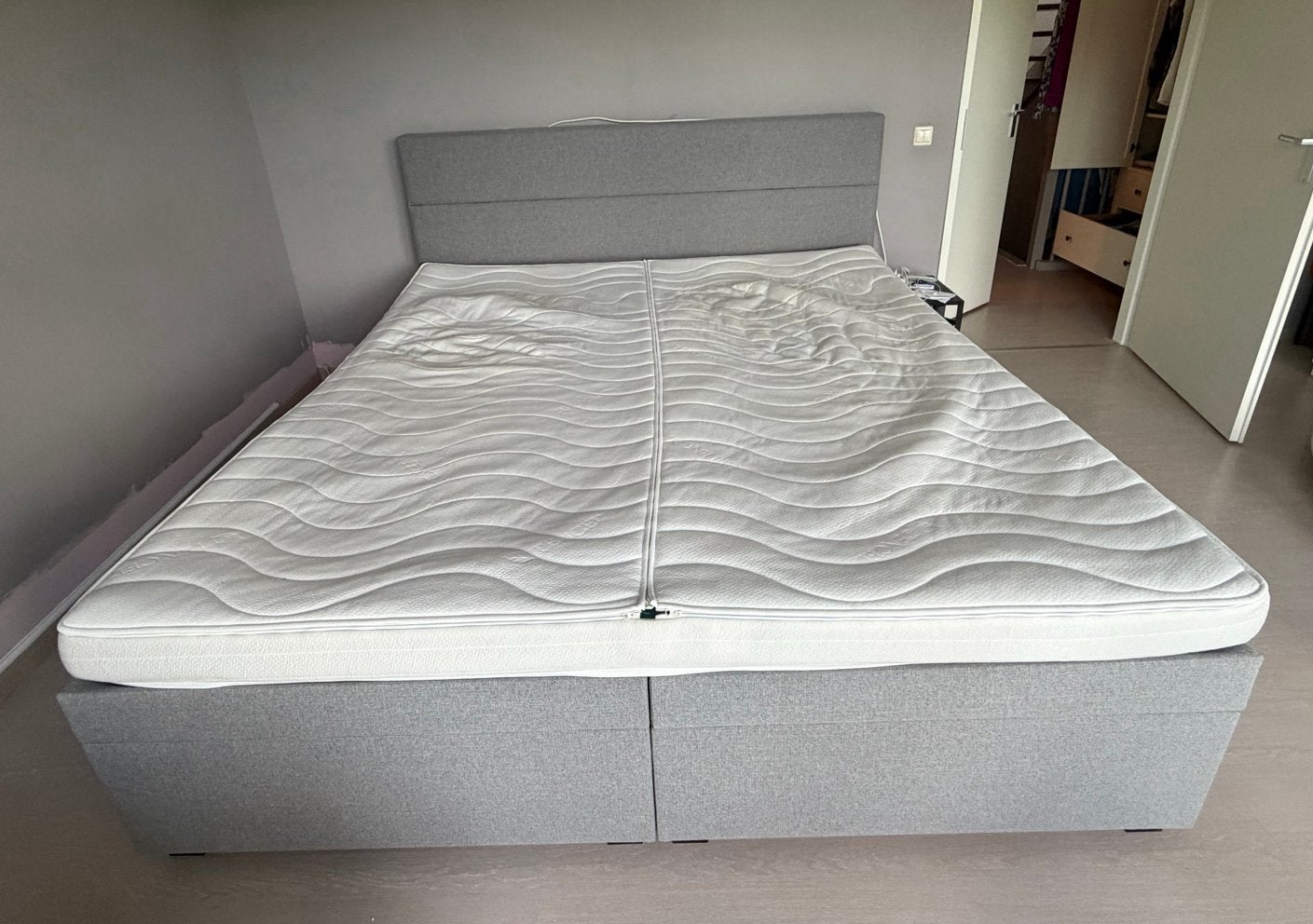 Waterbed Skyline 180x220 cm met gestabiliseerde matrassen, Ophalen, Tweepersoons, 180 cm, Gestabiliseerd