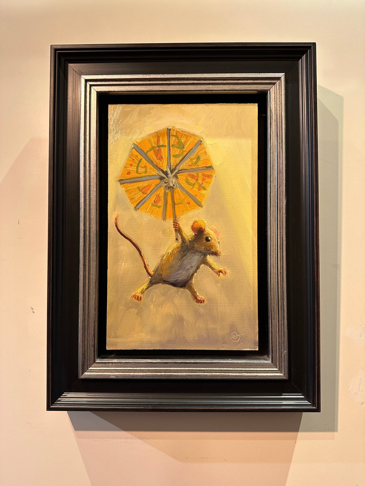 De muis Hero (twee keer) van Edwin Grissen en een eekhoorn., Antiek en Kunst, Paneel, Realistisch, Dieren, Ophalen of Verzenden