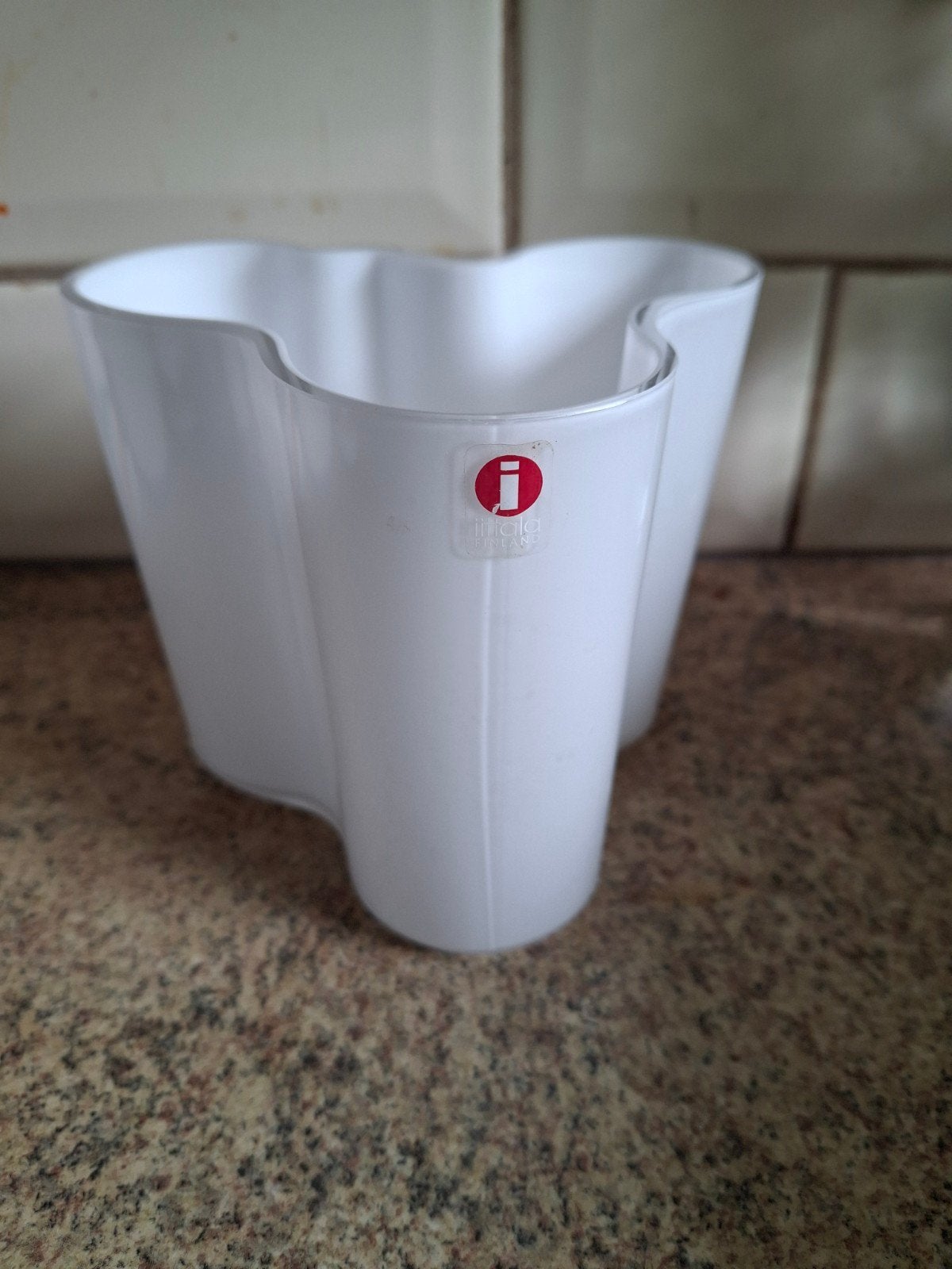 Iittala vaas wit, Ophalen of Verzenden