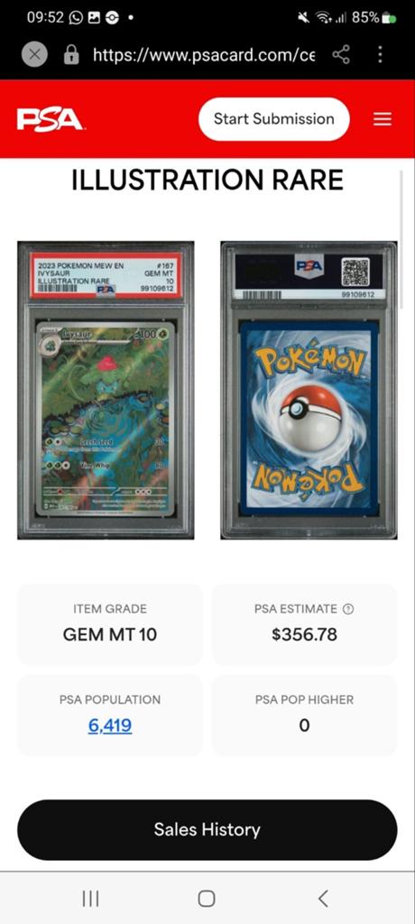 Gezocht ivysaur  151 psa 10, Hobby en Vrije tijd, Verzamelkaartspellen | Yu-gi-Oh!, Ophalen of Verzenden, Zo goed als nieuw