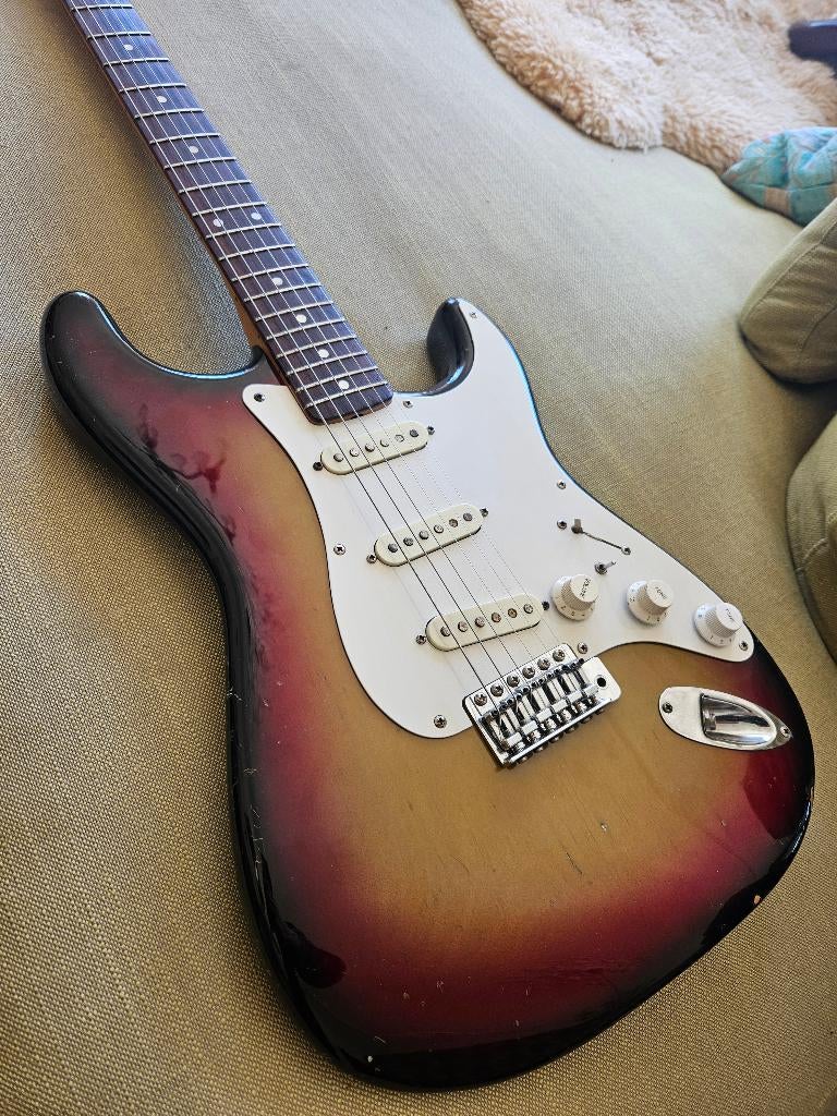 1976 Greco SE-800 Stratocaster, Muziek en Instrumenten, Ophalen, Gebruikt, Solid body, Overige merken