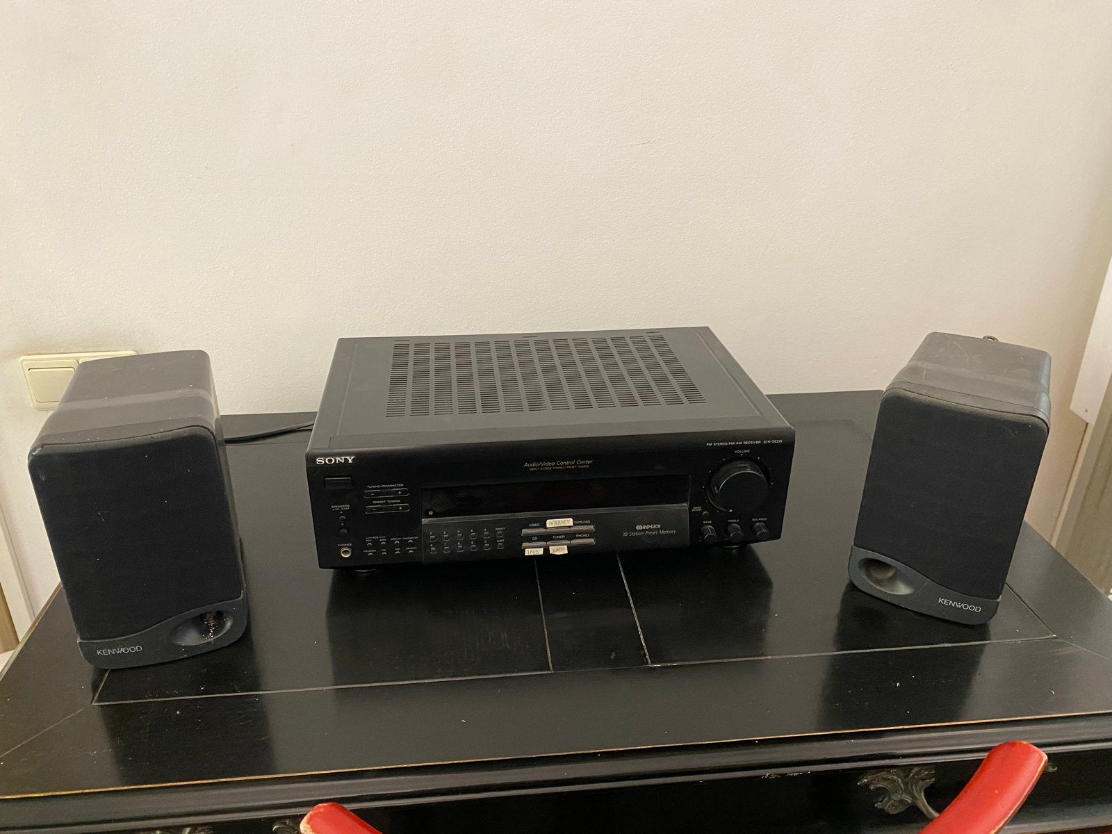 Sony STR-DE215 Receiver met Kenwood Speakers, Audio, Tv en Foto, Ophalen, Gebruikt, Tuner of Radio, Losse componenten