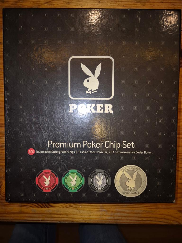 Playboy Poker Premium Chip Set - Nooit gebruikt, Hobby en Vrije tijd, Gezelschapsspellen | Overige, Ophalen of Verzenden, Nieuw