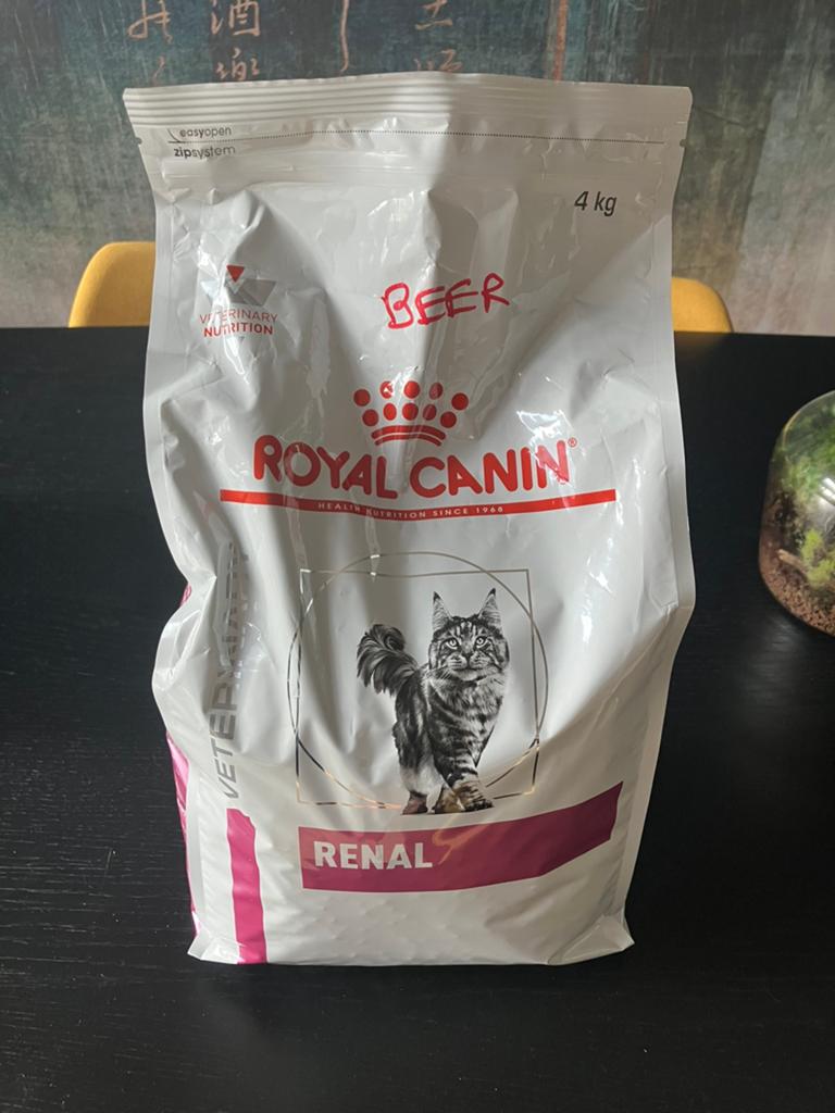Royal Canin Renal kattenvoer 4 kg – ongeopend, Dieren en Toebehoren, Ophalen, Kat