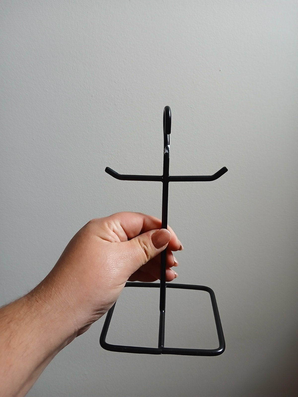 Zwart metalen sieradenstandaard / display, Zwart, Ophalen of Verzenden, Zo goed als nieuw, Metaal