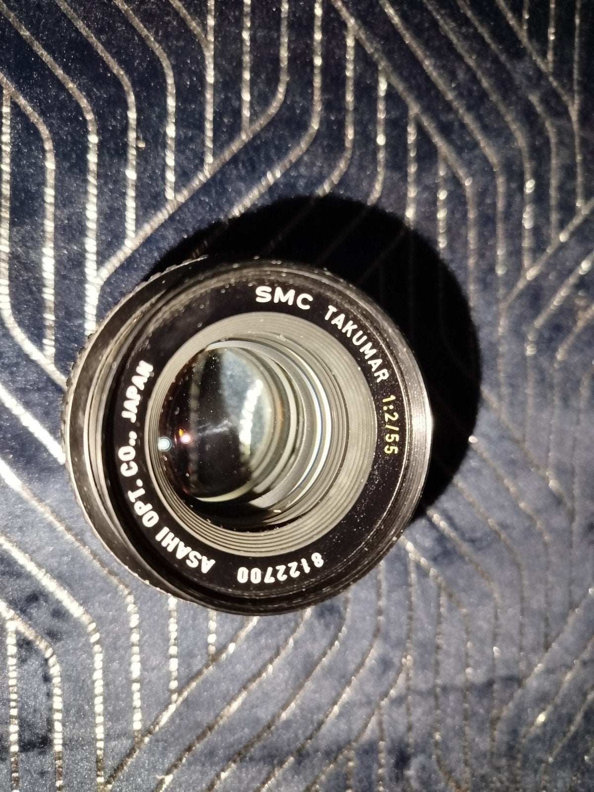 Asahi Pentax SMC Takumar 1:2 55mm lens - Krasvrij, U, Ophalen of Verzenden, Zo goed als nieuw, H