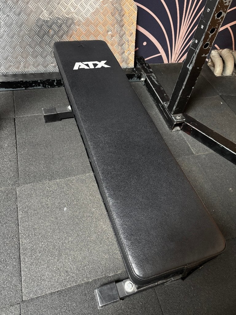 ATX Platte halterbanken, Sport en Fitness, Fitnessmaterialen, Ophalen, Gebruikt, Fitnessbank