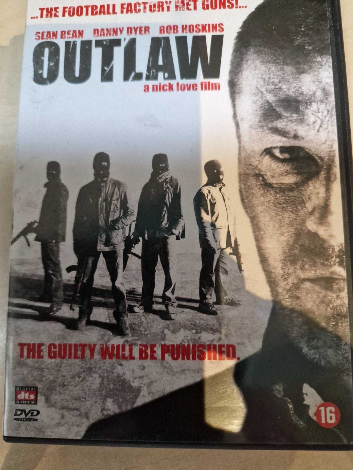 Outlaw DVD - Actiethriller met Sean Bean, Gebruikt, Vanaf 16 jaar, Actiethriller, Ophalen of Verzenden
