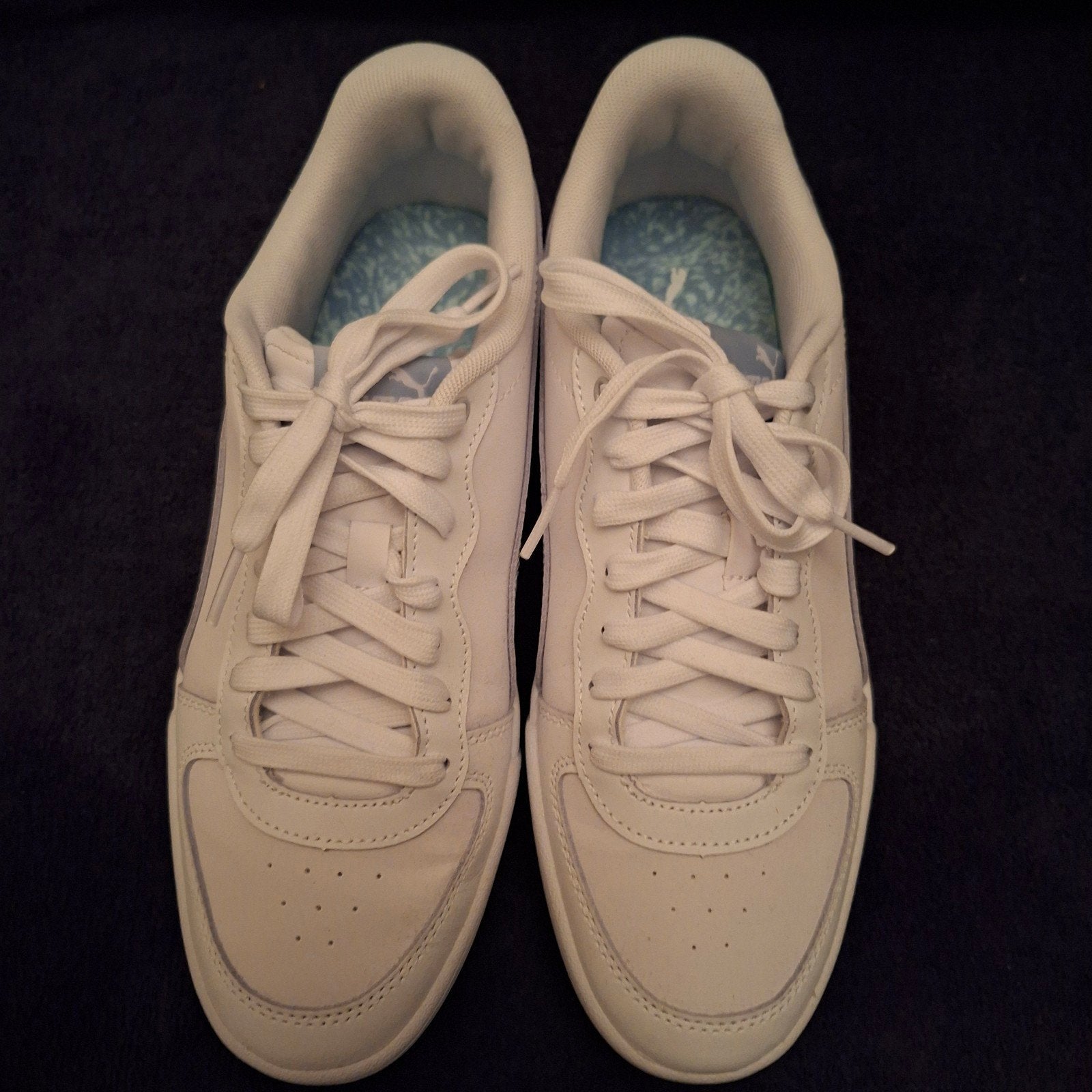 Puma sneakers wit met lichtblauwe accenten, maat 40, Ophalen of Verzenden