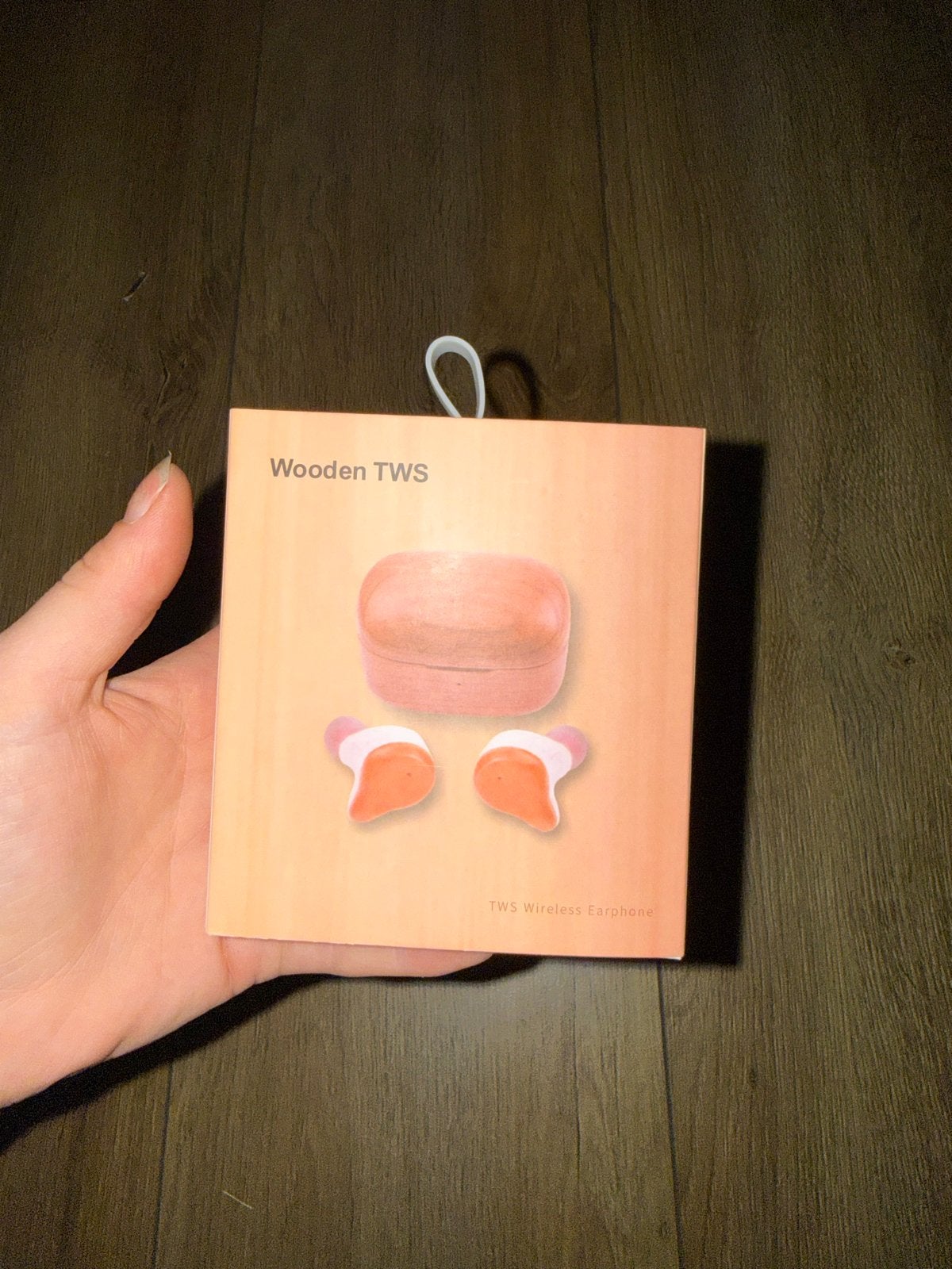 Houten TWS Bluetooth Oordopjes met Oplaadcase