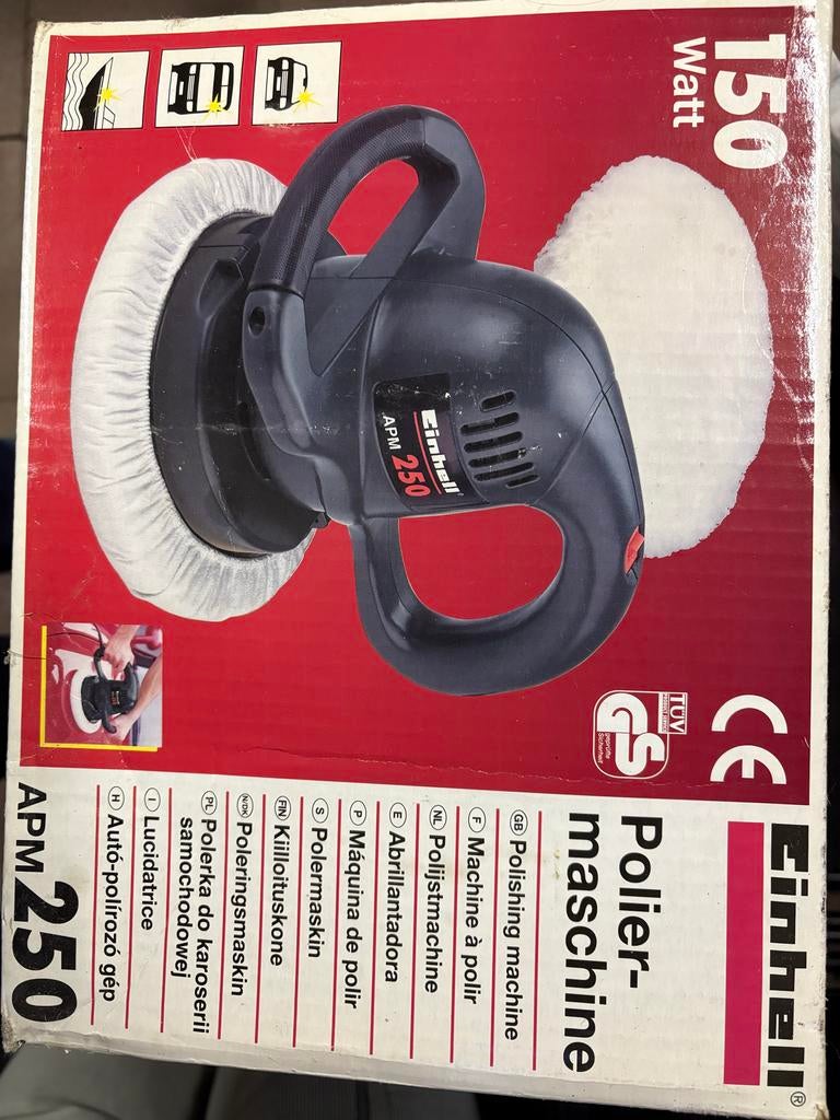 Einhell APM 250 Polijstmachine - 150 Watt, Ophalen, Zo goed als nieuw