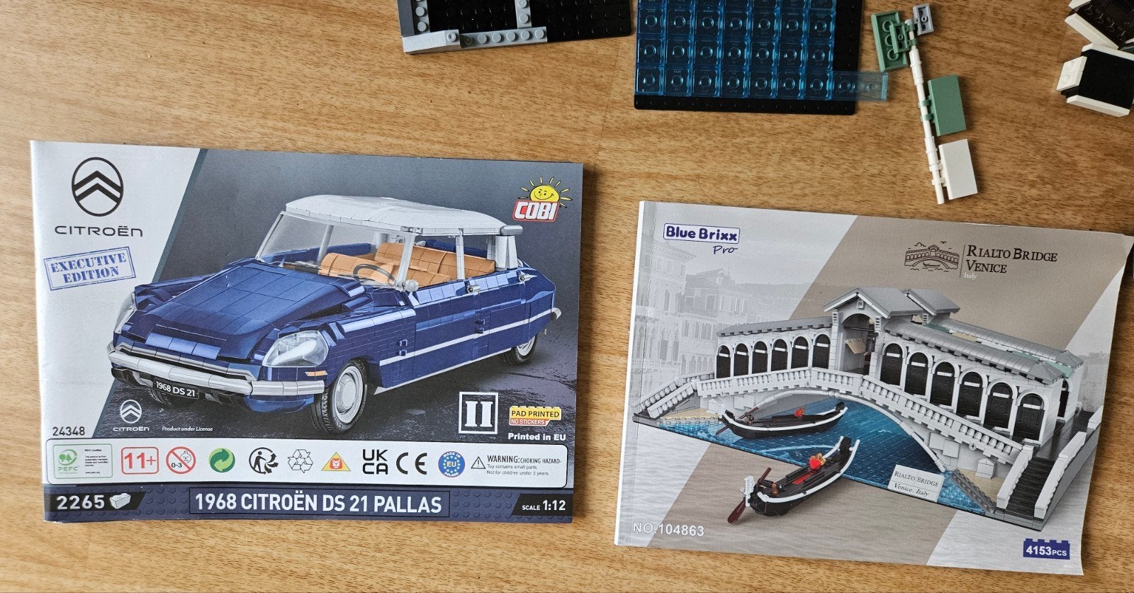 COBI Citroën DS 21 Pallas & BlueBrixx Rialto Brug Bouwsets, Ophalen, Gebruikt, Overige merken