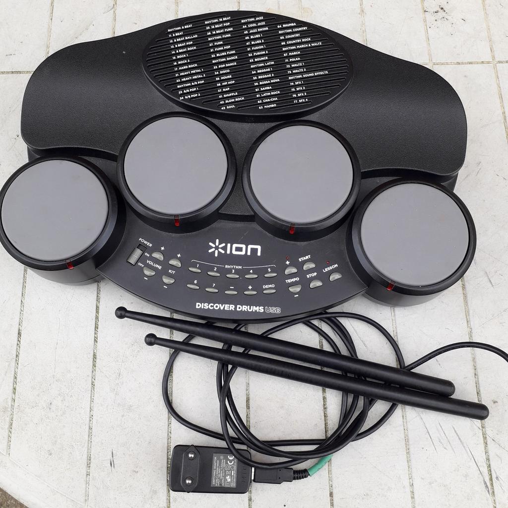 Ion discover drums USB tafel model electronisch leer drummen, Ophalen, Zo goed als nieuw, Overige merken