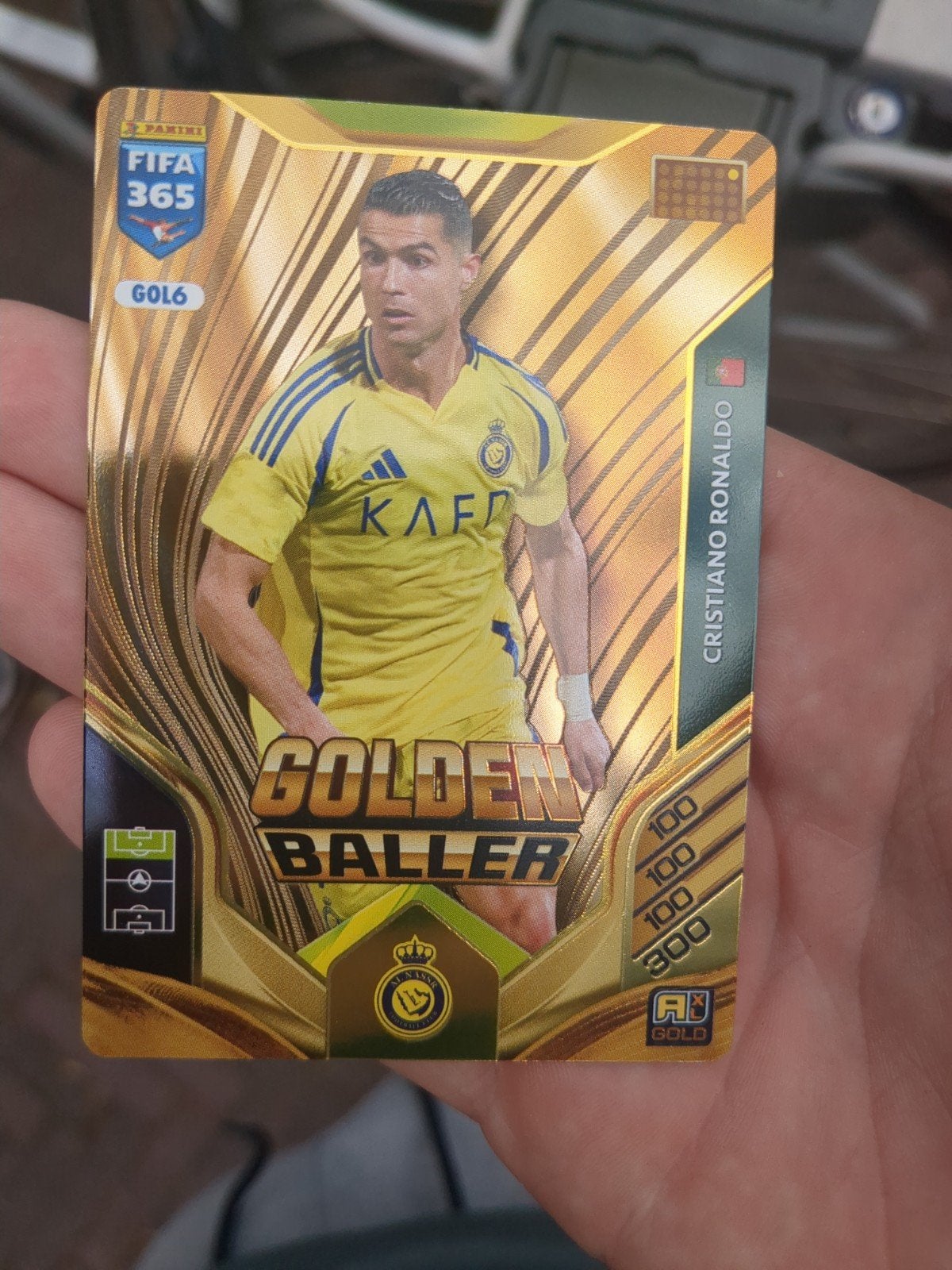 FIFA 365 Adrenalyn XL 2026 Golden Baller Ronaldo, Ophalen of Verzenden