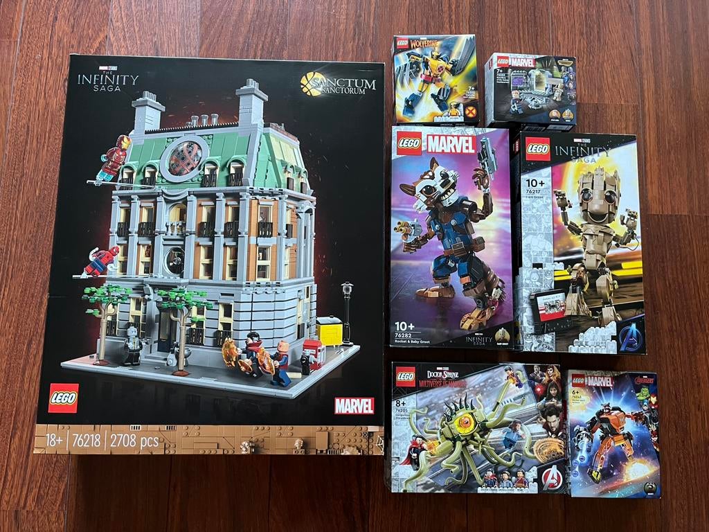 Partij Lego Marvel Super Heroes, Ophalen of Verzenden, Zo goed als nieuw, Complete set, Lego