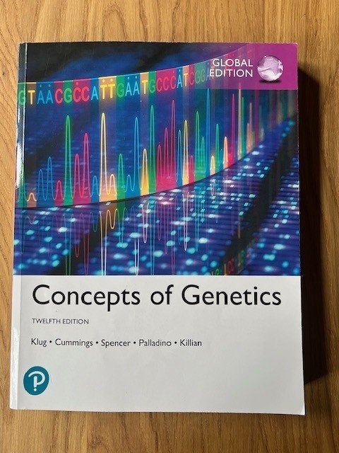 Concepts of Genetics – 12th Edition – Klug e.a., Ophalen, Klug, Cummings, Spencer, Palladino, Killian, Beta, WO