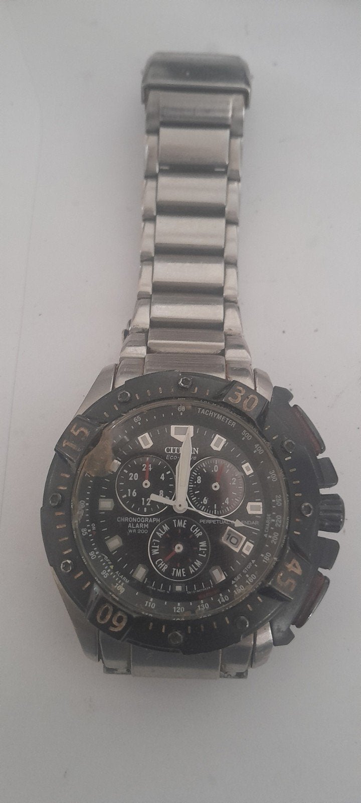 defect citizin horloge, Overige merken, Staal, Gebruikt, Staal