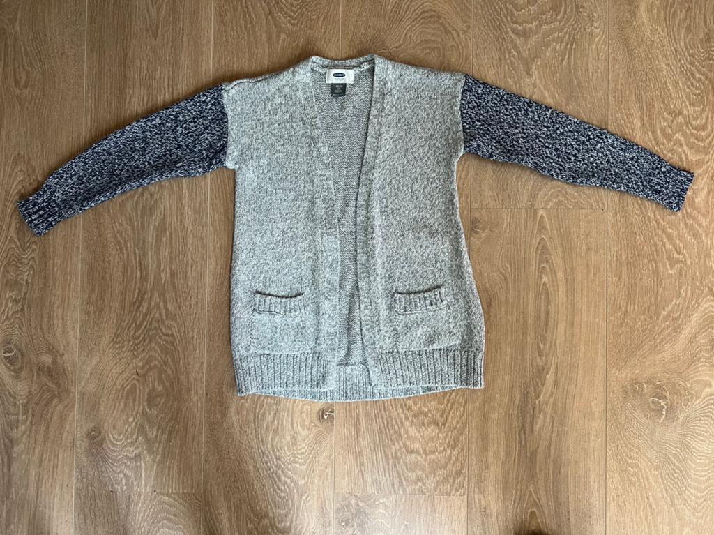 Old Navy vest grijs/blauw maat 104/110 | 5 jaar, Kinderen en Baby's, Kinderkleding | Maat 104, Ophalen of Verzenden, Gebruikt