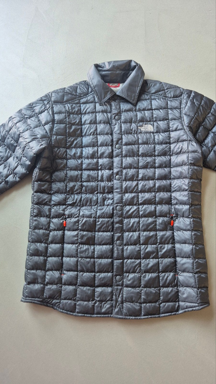 The North Face Thermoball Jas - Maat M, Maat 48/50 (M), Ophalen of Verzenden, Zo goed als nieuw, Grijs