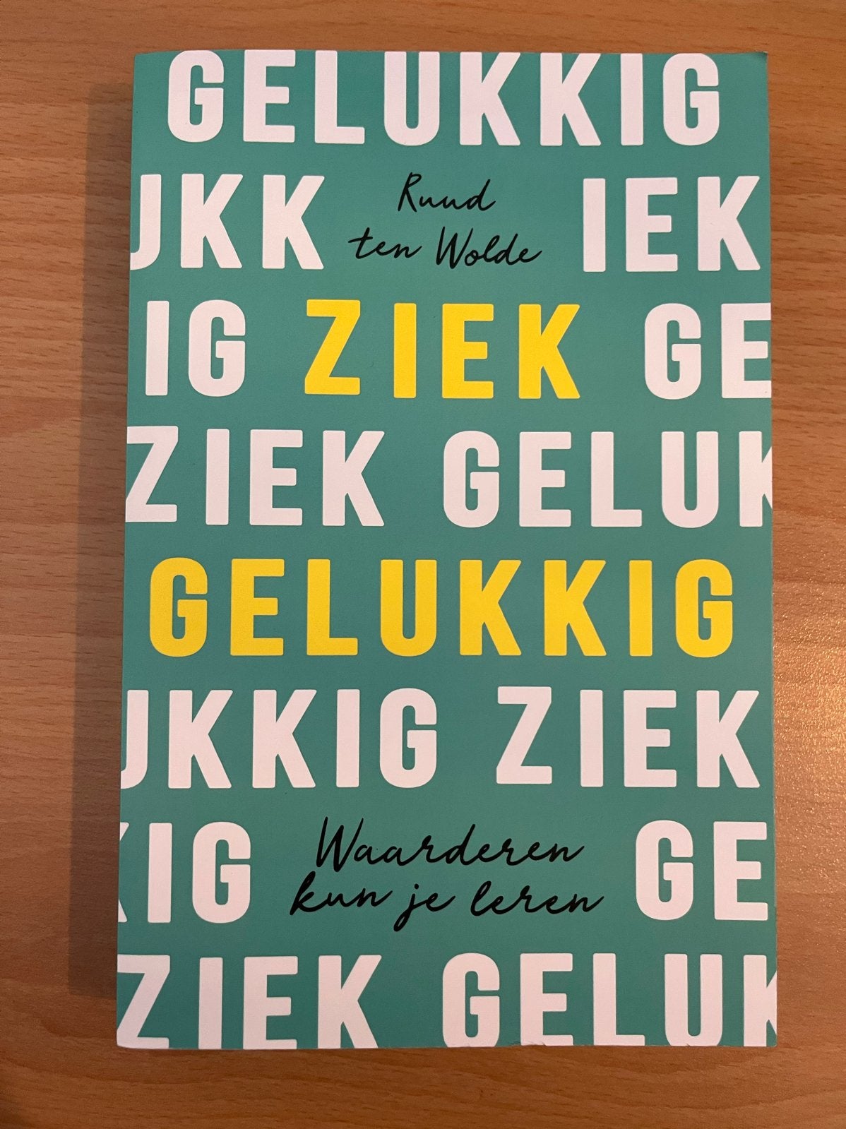 Gelukkig Ziek: Waarderen kun je leren - Ruud ten Wolde, Boeken, Ophalen of Verzenden, Zo goed als nieuw, Nederland